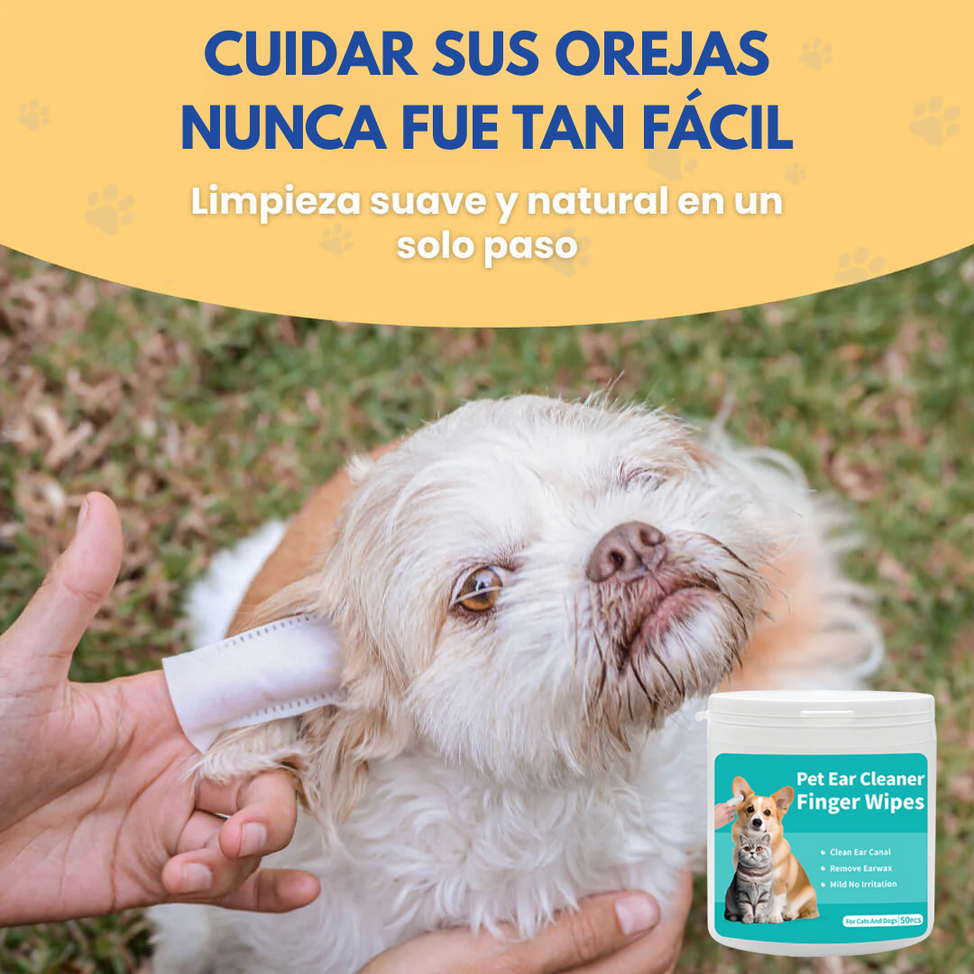 Toallitas de Oidos para Mascotas
