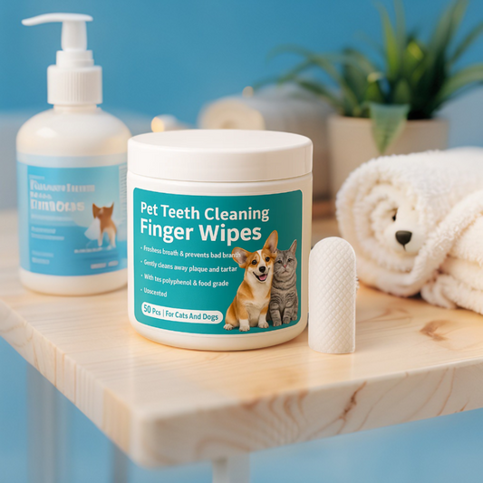 Toallitas Dentales Naturales para Mascotas