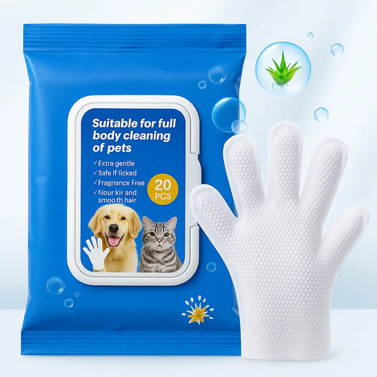 Guantes de Limpieza y Desodorización para Mascotas