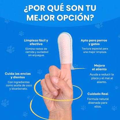 Toallitas Dentales Naturales para Mascotas