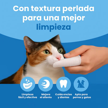 Toallitas Dentales Naturales para Mascotas