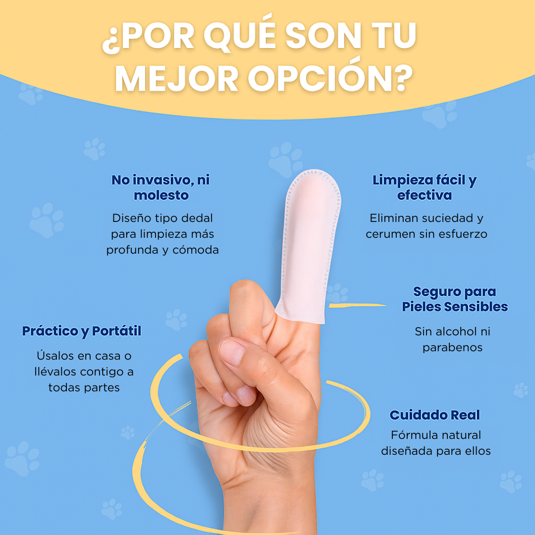 Toallitas de Oidos para Mascotas