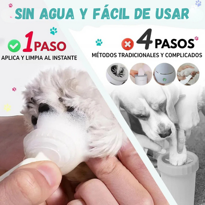 Espuma Limpiadora de Patas para Mascotas