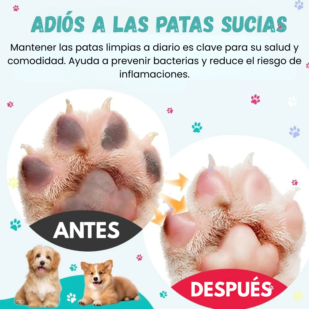 Espuma Limpiadora de Patas para Mascotas