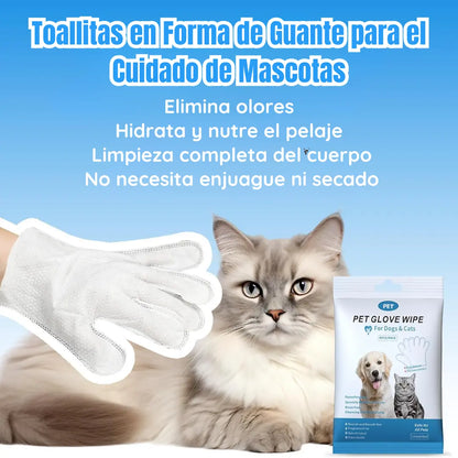 Guantes de Limpieza y Desodorización para Mascotas