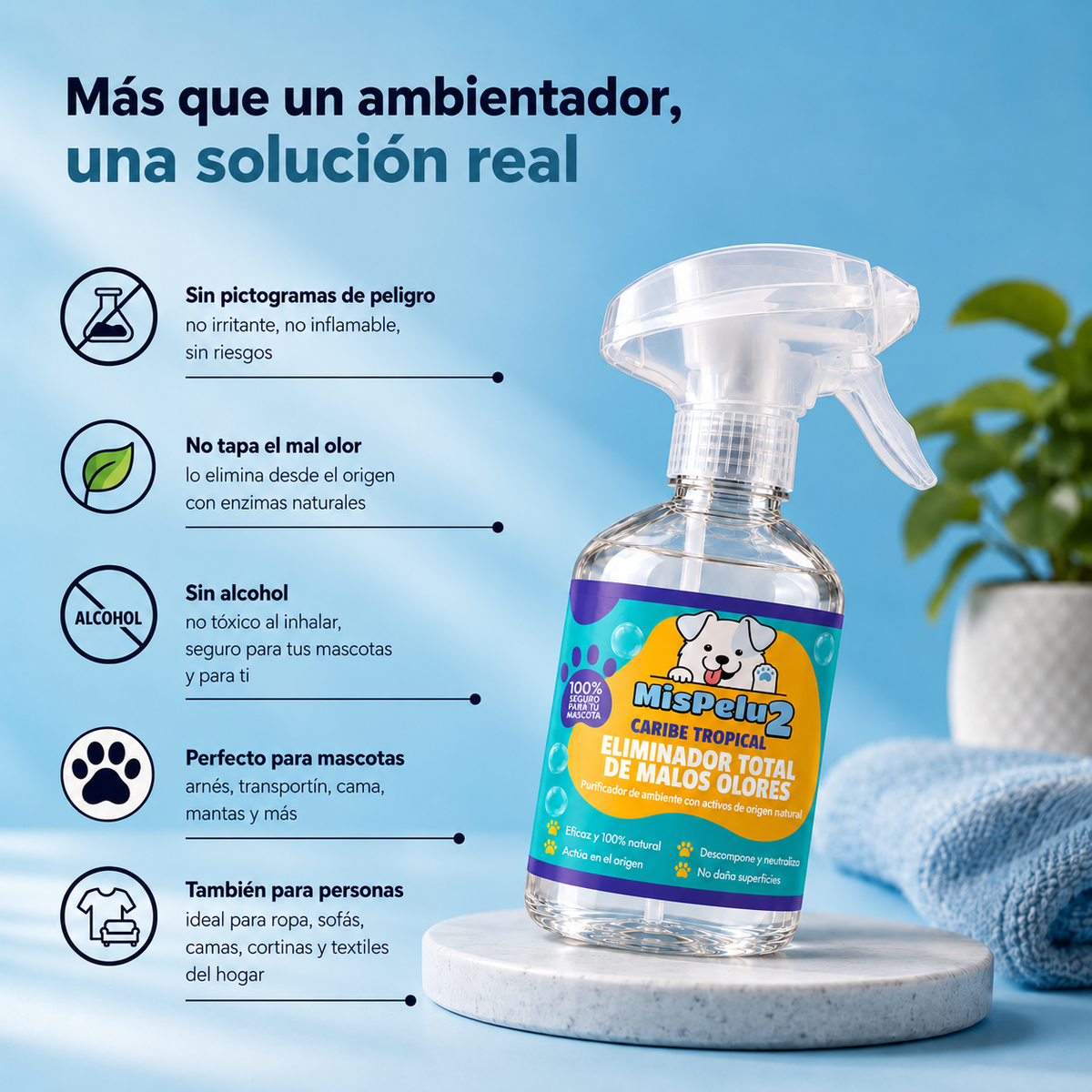 Eliminador Total de Malos Olores